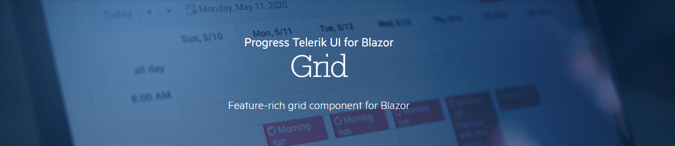 Telerik UI for Blazor Grid Component 