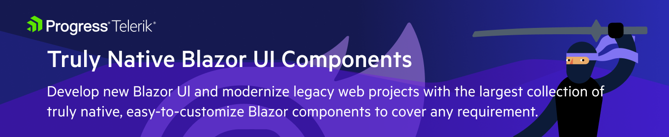 Telerik UI for Blazor